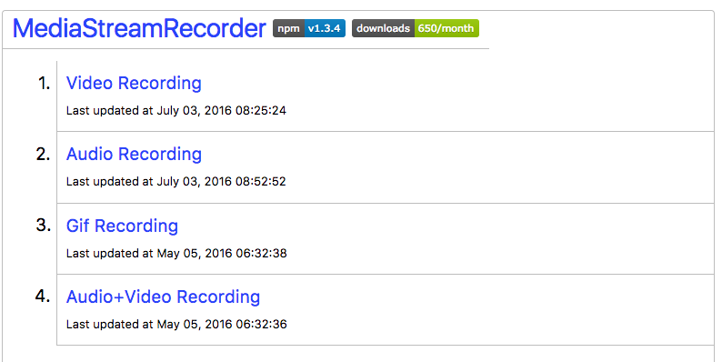 WebRTC gallery image