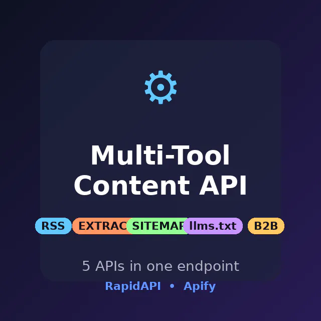 Multi-Tool Content API gallery image
