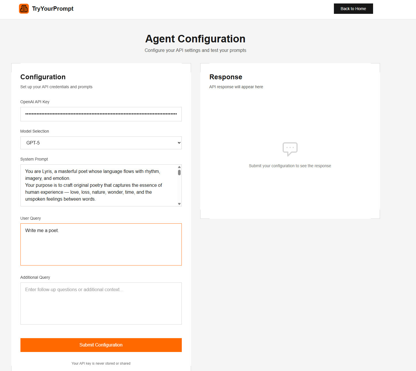TryYourPrompt gallery image