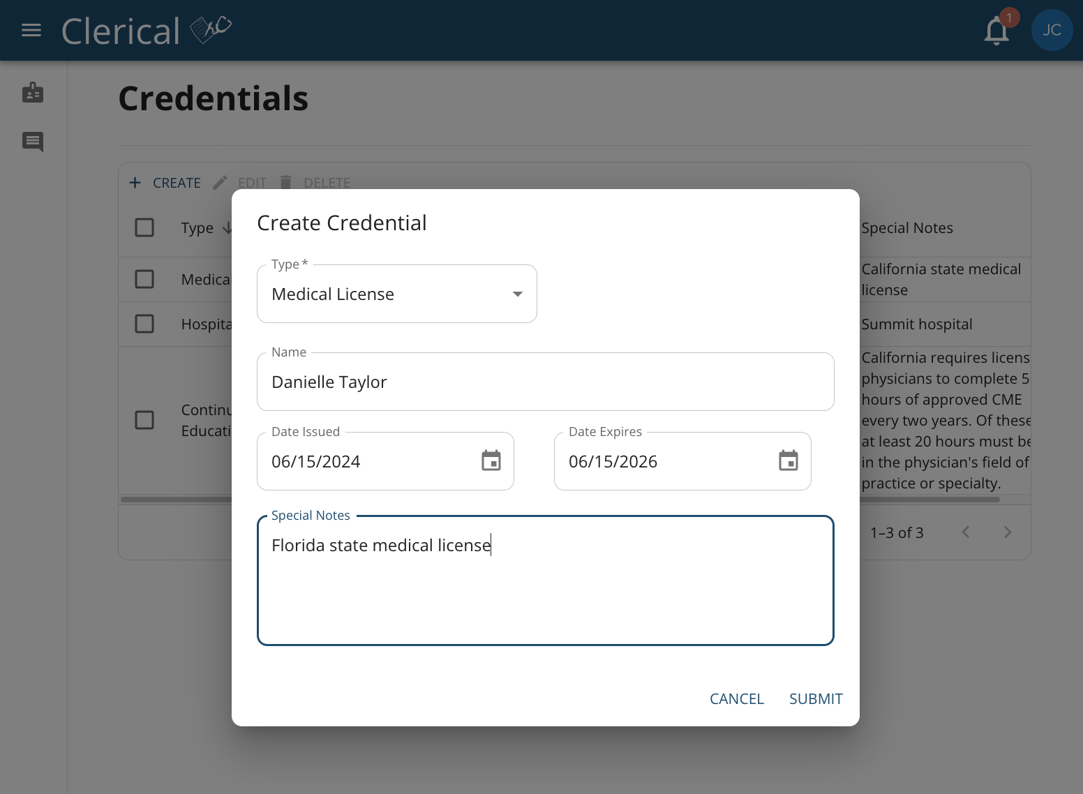 Clerical gallery image