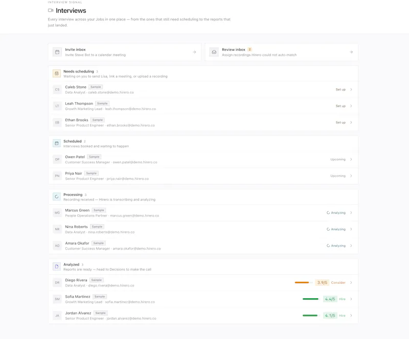 Hirero screenshot 2