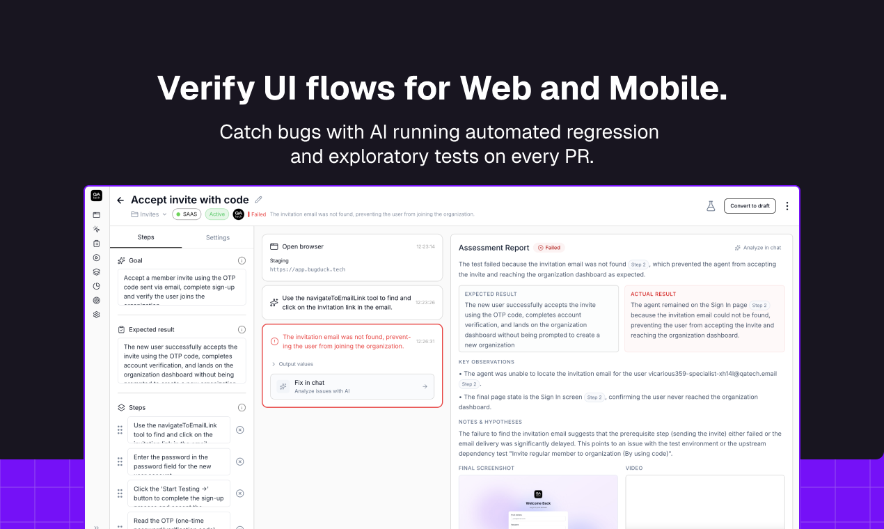 Visual PR Testing with AI gallery image