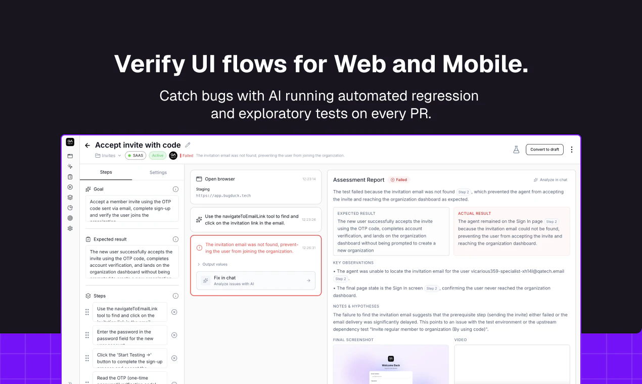Visual PR Testing with AI screenshot 2