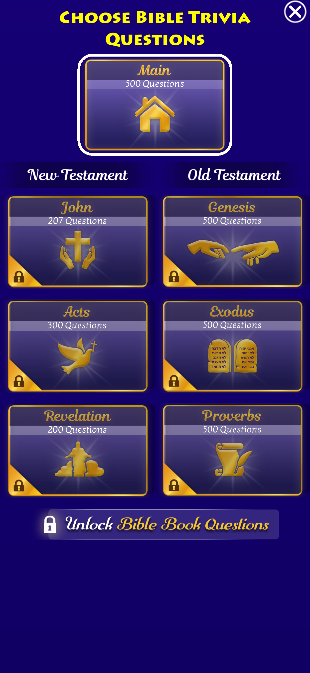 Juegos de trivia de la Biblia de Jesús media 2