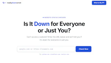 Really Down or Not - Check Your Website gallery image