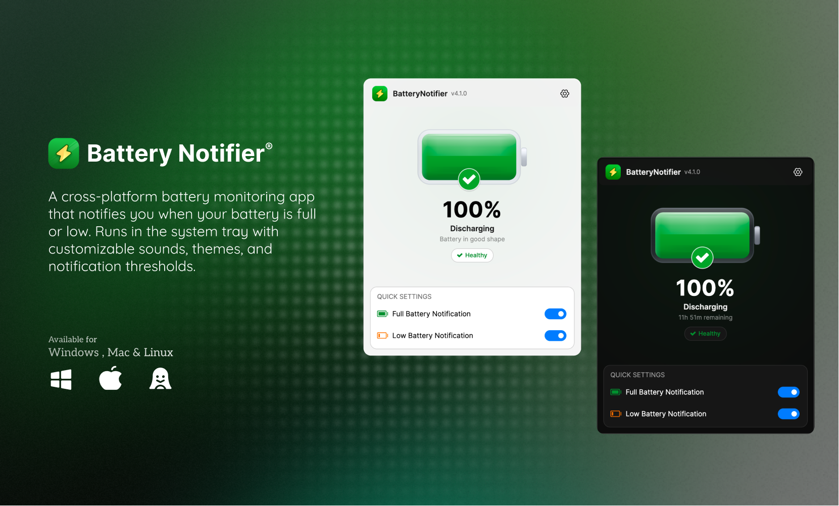 Battery Notifier gallery image