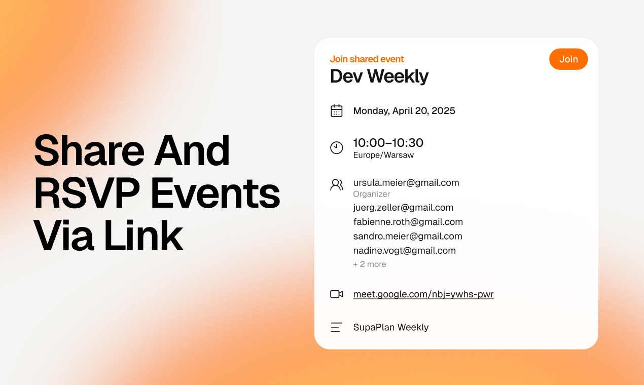 SupaPlan — Your AI Personal Assistant gallery image