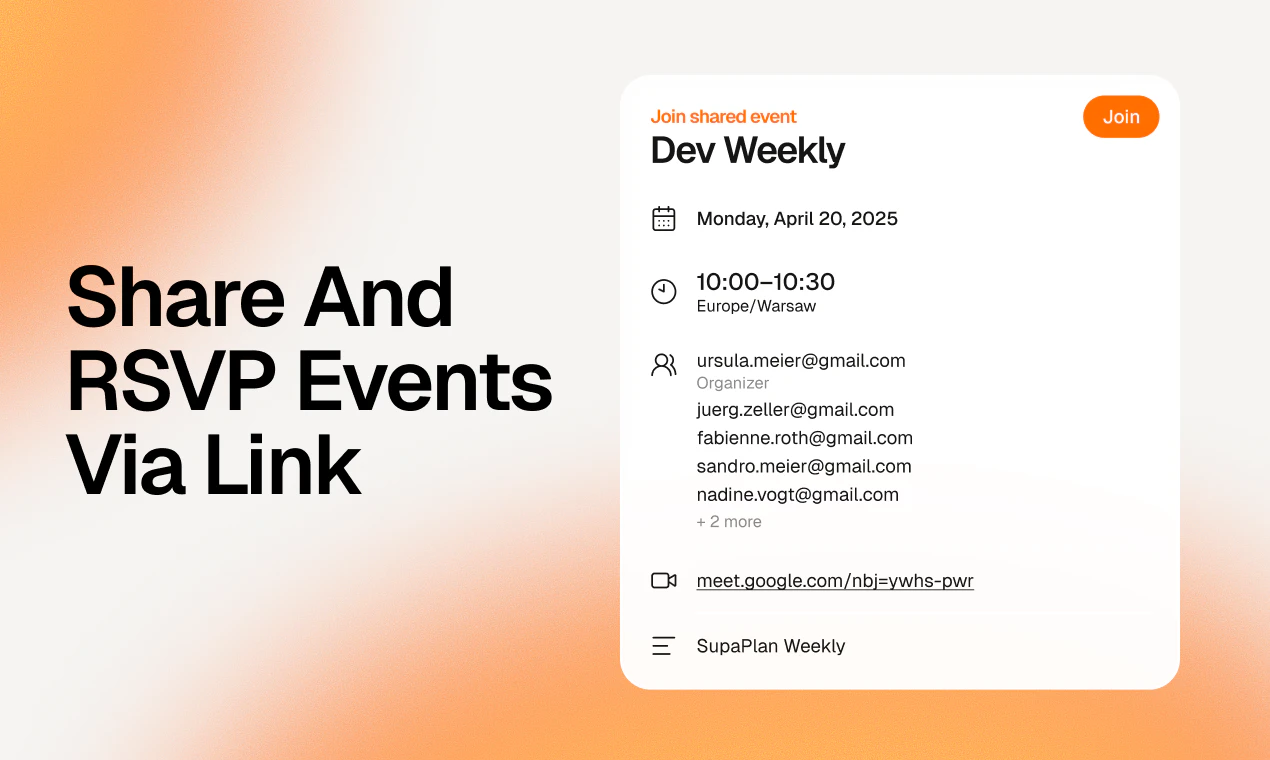 SupaPlan — Your AI Personal Assistant screenshot 3