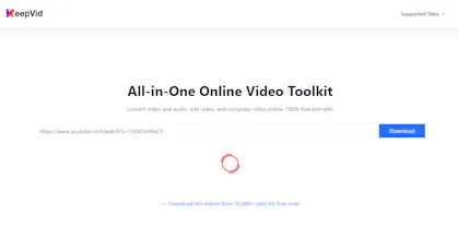 KeepVid All-in-One Online Video Toolkit gallery image