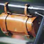 Port Hardy Vintage Leather Bicycle Bag