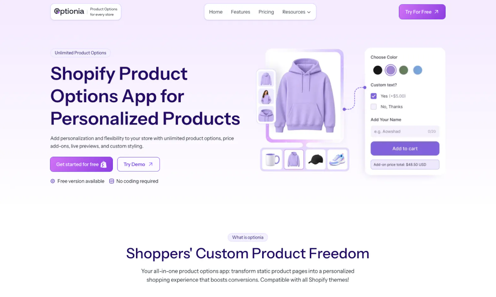 Optionia Product Options App screenshot 2
