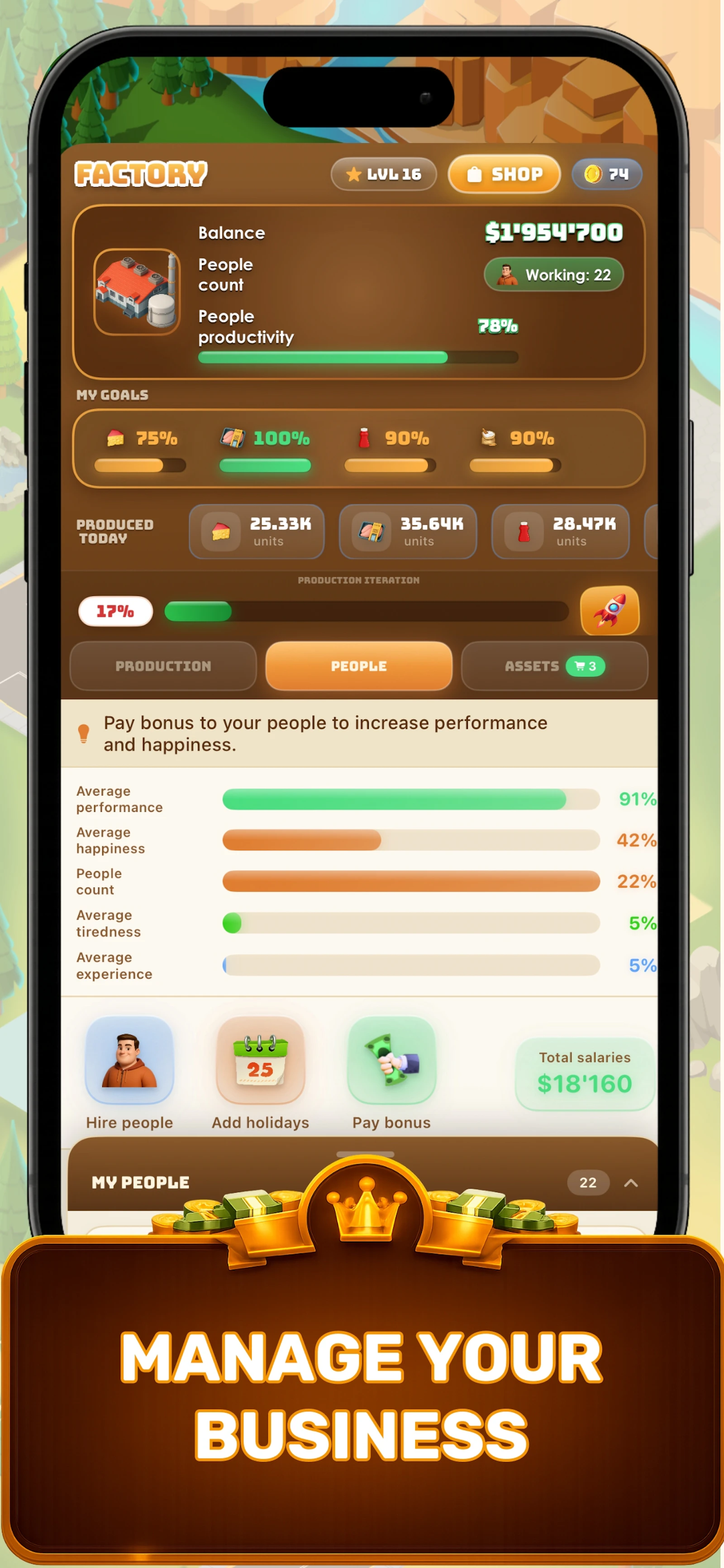 Business Empire Manager Simulao screenshot 2