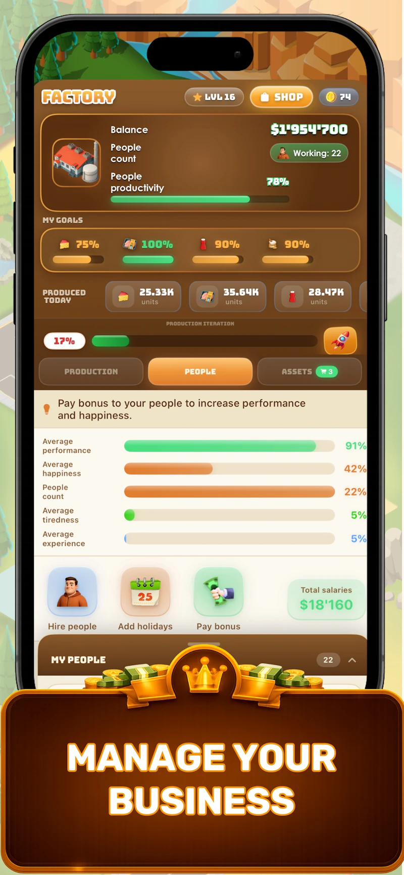 Business Empire Manager Simulao screenshot 2