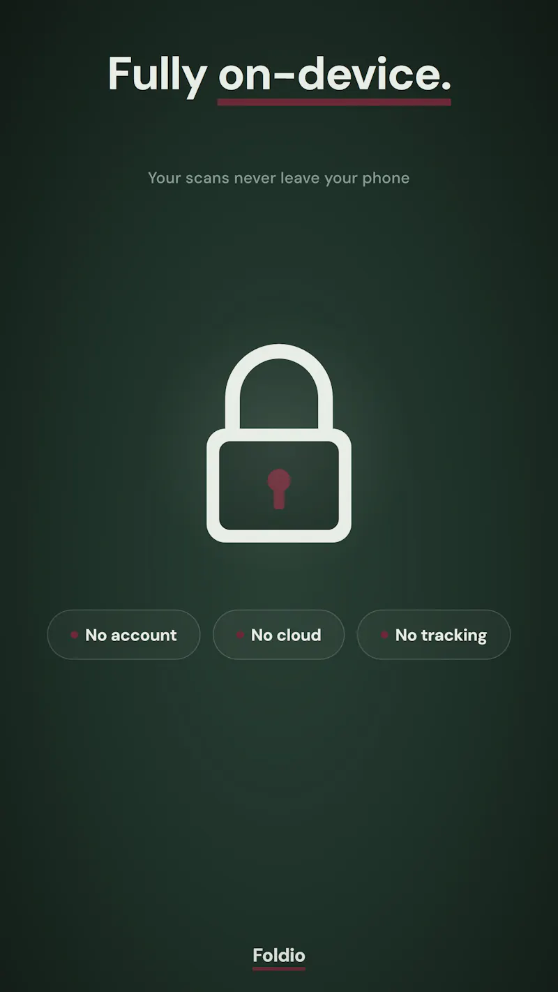 Foldio — PDF Scanner & Personal Library screenshot 3