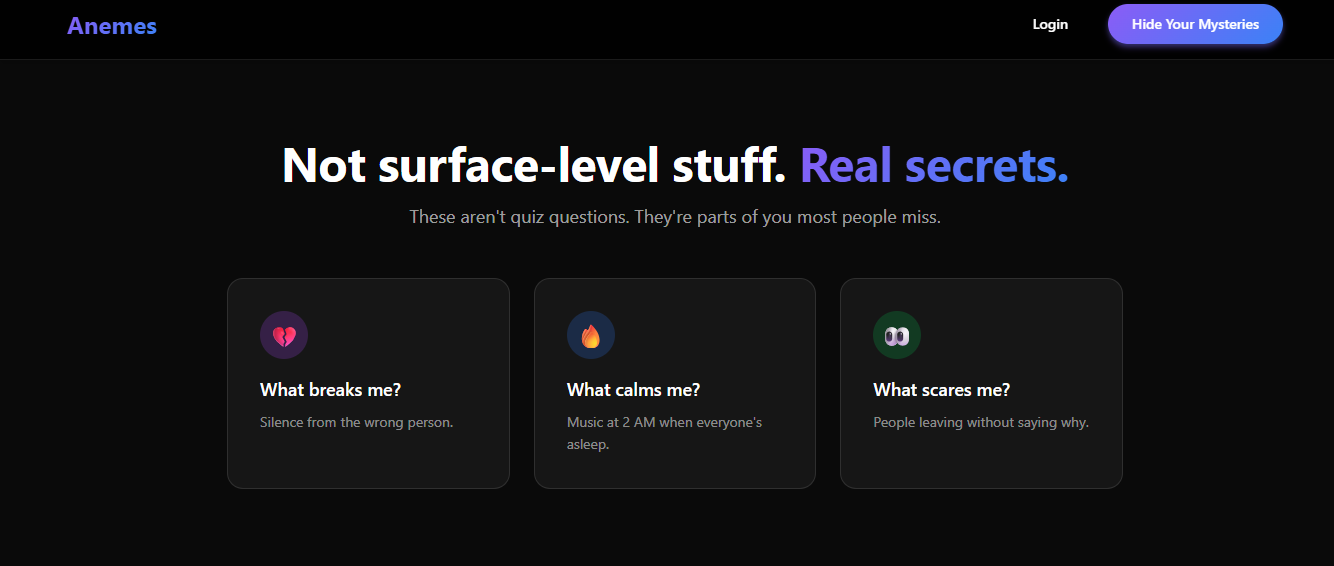 Anemes - Main product screenshot demonstrating key features and user interface
