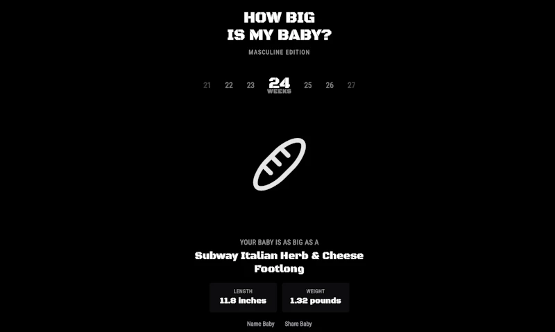 How Big Is My Baby: Masculine Edition screenshot 3