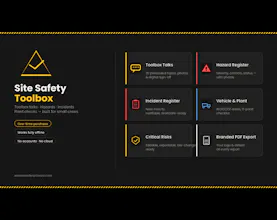 Workplace Safety App Site Safety Toolbox gallery image