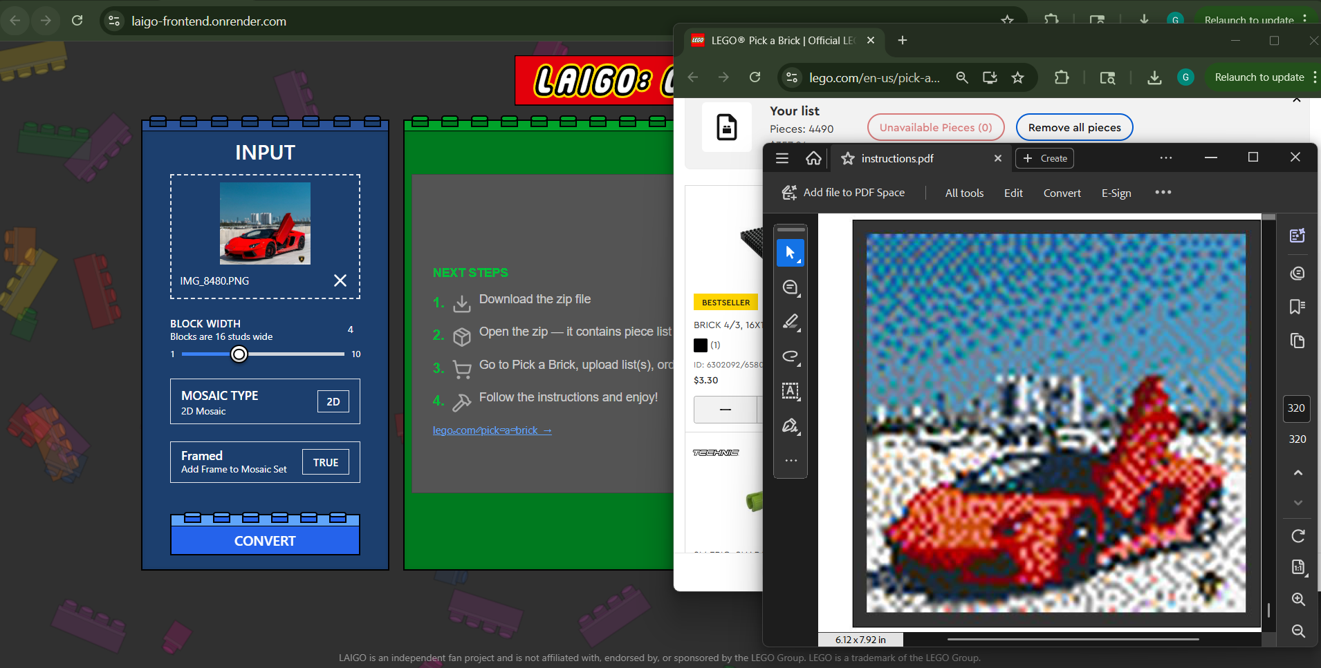 Laigo Mosaic Maker 1.0.0 gallery image
