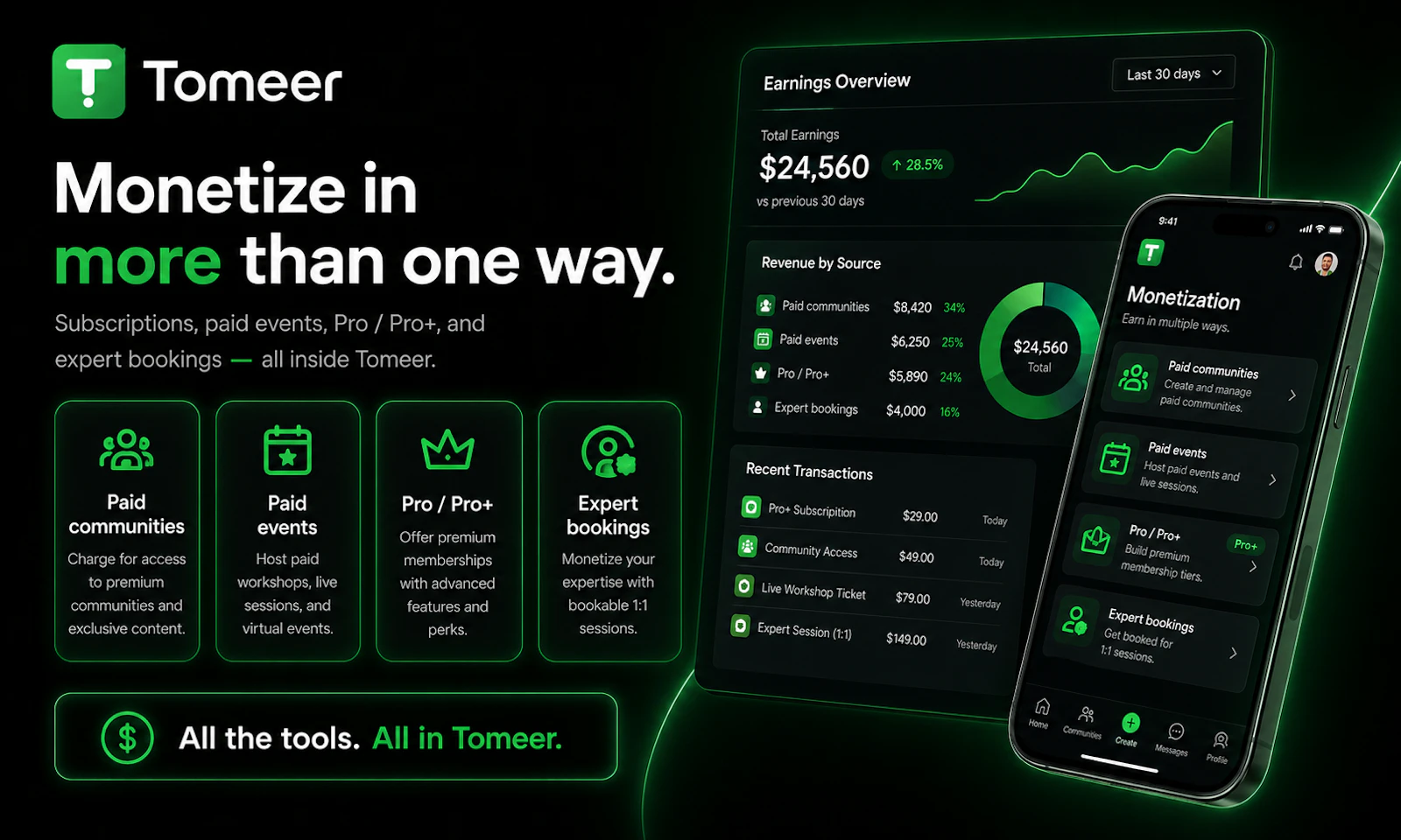 Tomeer - Communities and Marketplace screenshot 4