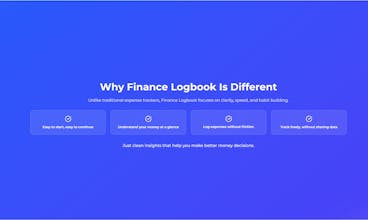 Finance Logbook gallery image