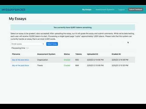 MyEssayGrader.ai gallery image