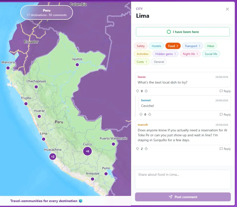 Parada screenshot 1