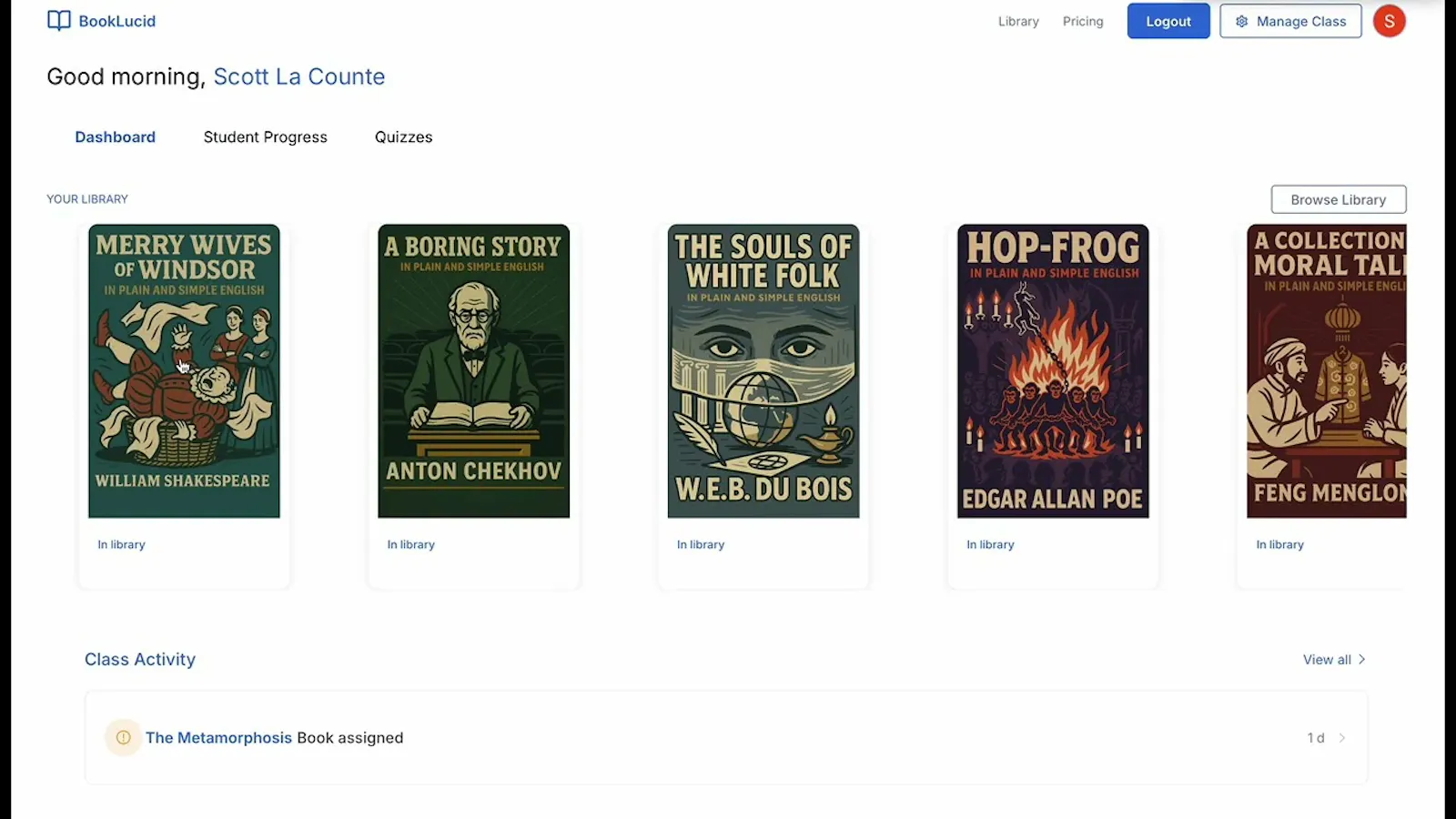 BookLucid screenshot 1 (video preview)