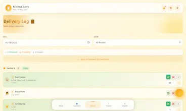 Dairy Manager — Milk Delivery Mini App gallery image