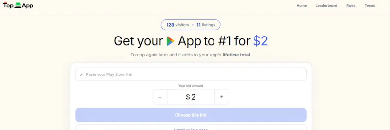 TopAndroidApp screenshot 1