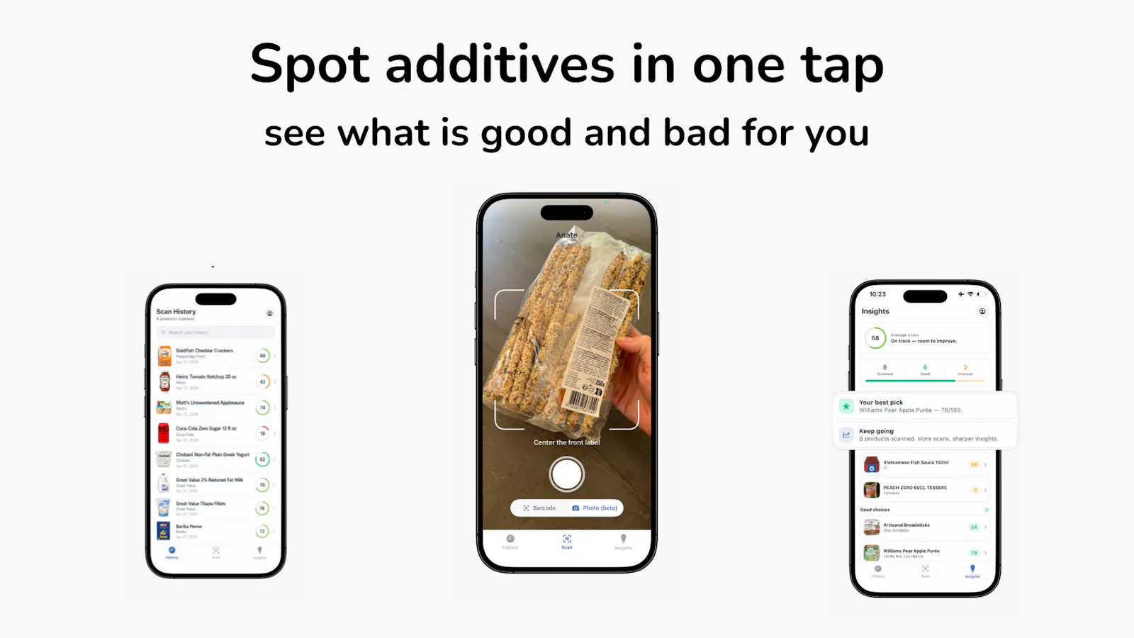 Osana - Additives Food Scanner screenshot 1