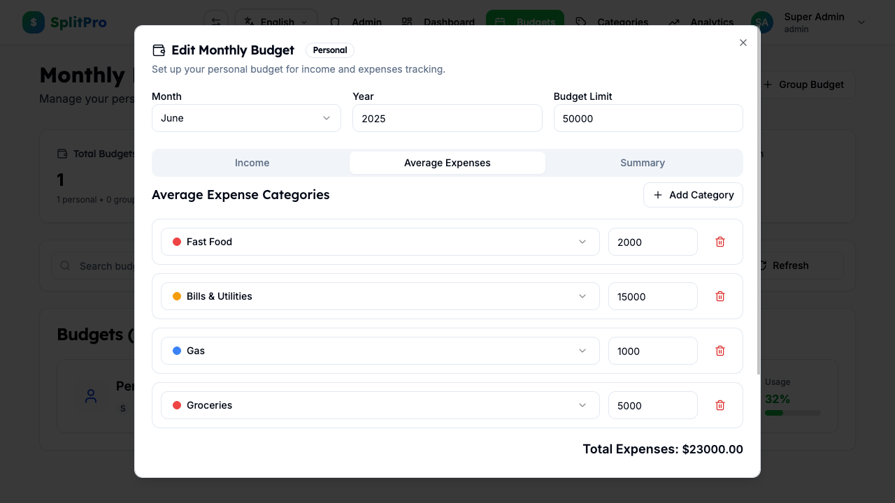 SplitPro - Complete Expense Management gallery image