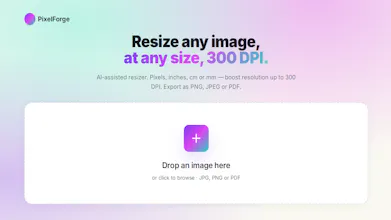 PixelForge — Image Resizer gallery image