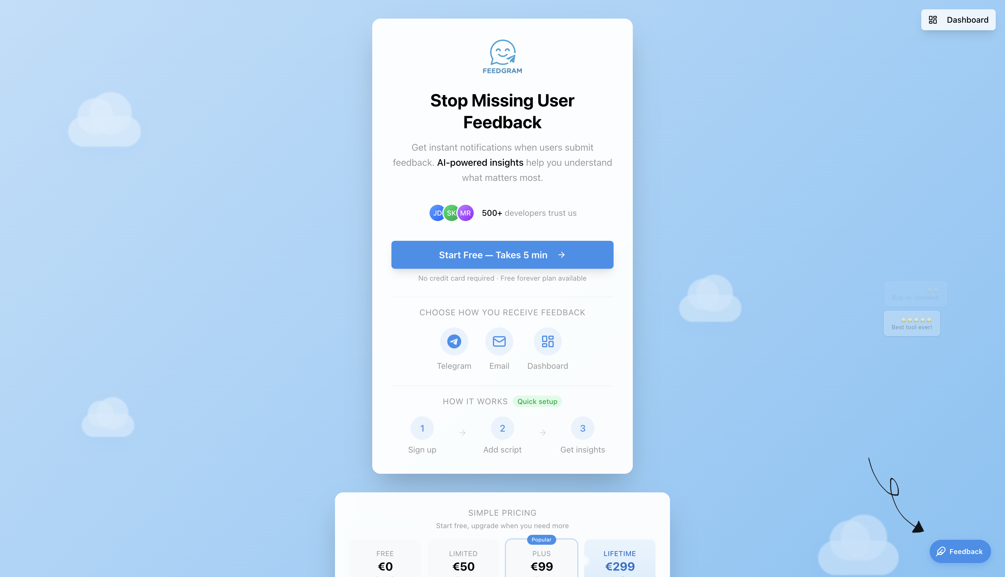 feedgram.app - Screenshot 2 showing product features and functionality