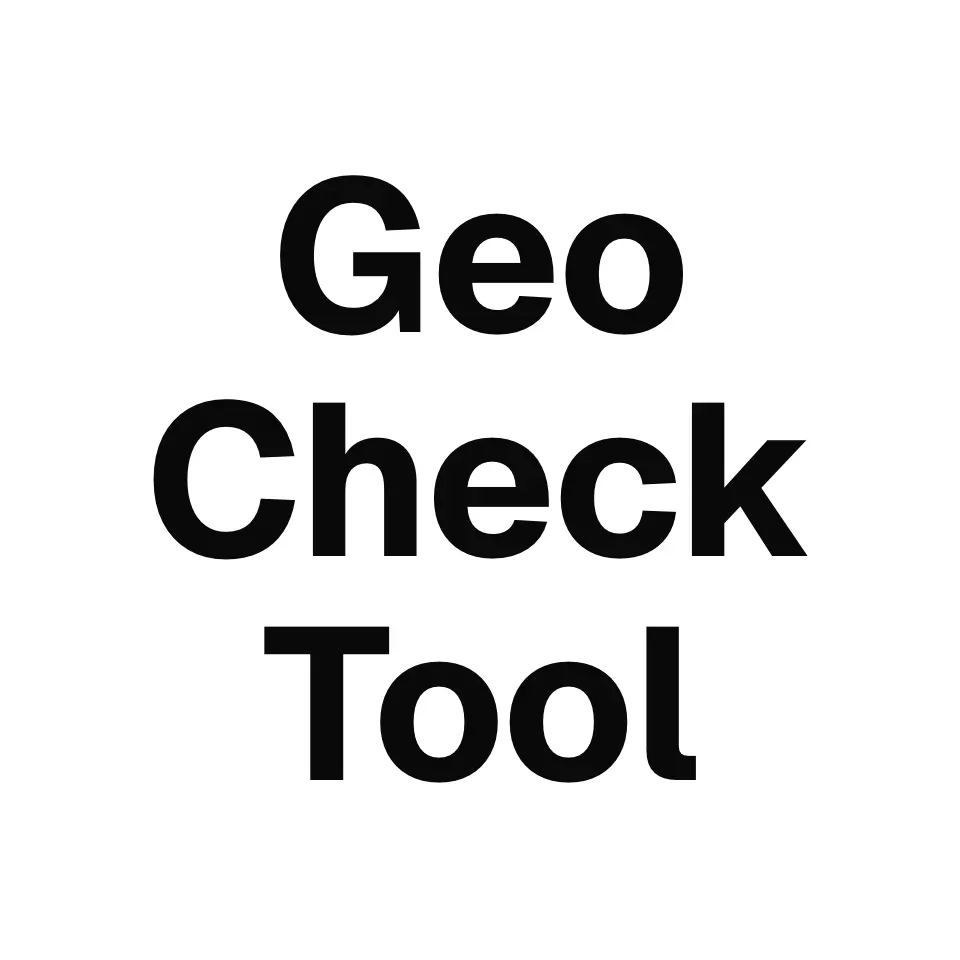 GeoCheckTool