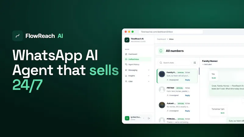 FlowReach AI screenshot 1 (video preview)