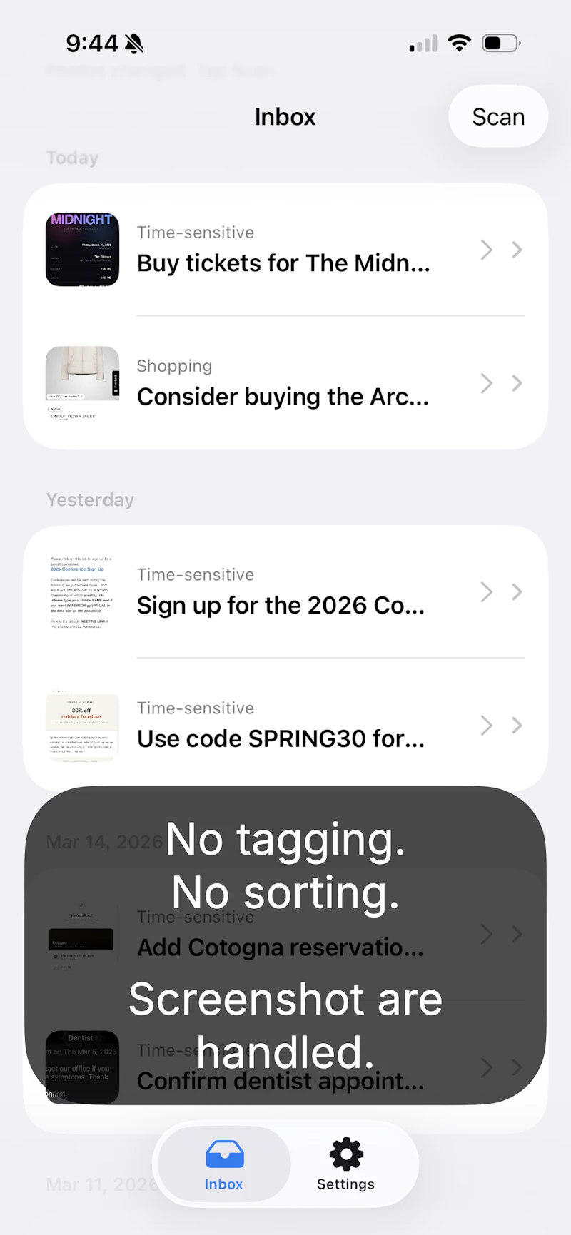 Sifted — Screenshots, handled. screenshot 4
