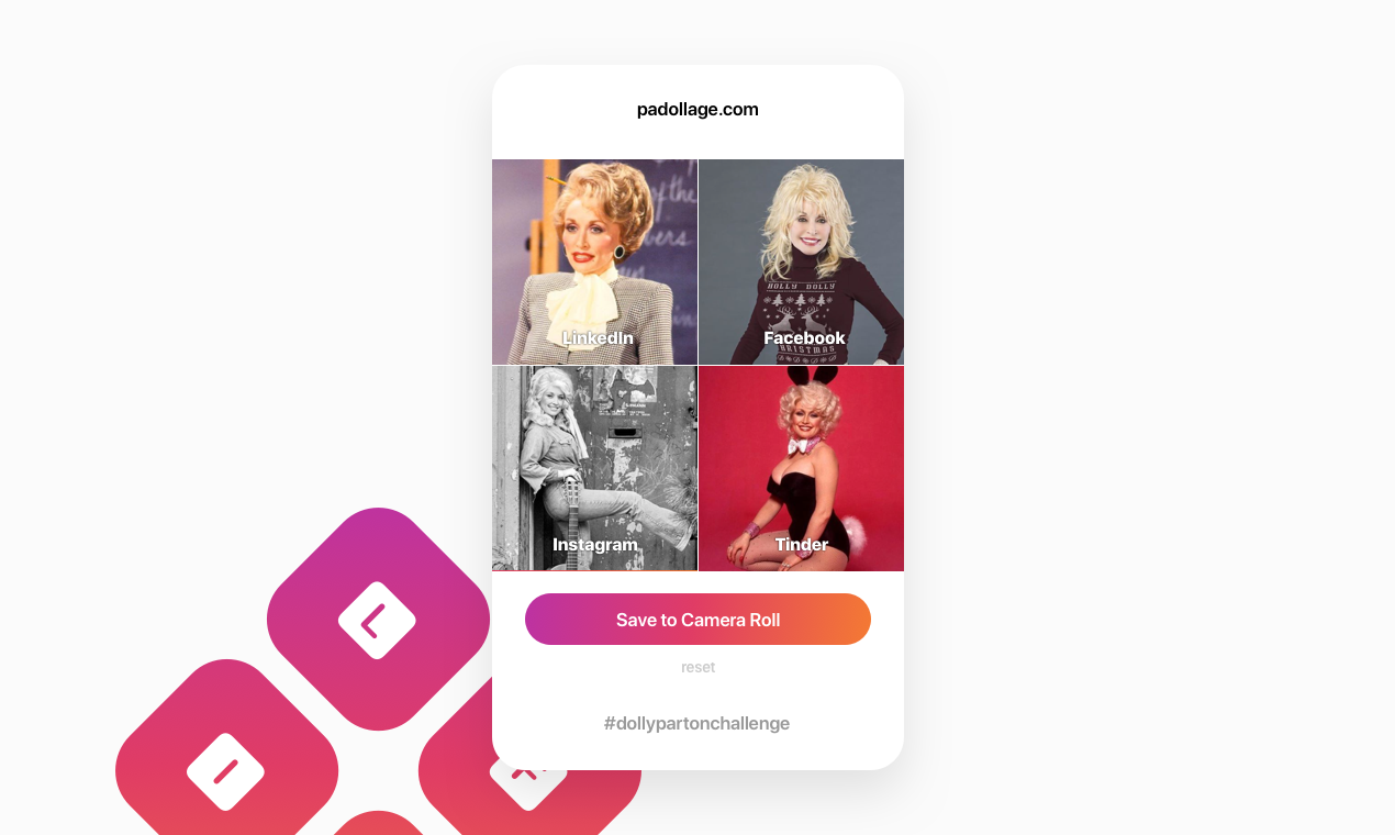 Padollage | #dollypartonchallenge_maker gallery image