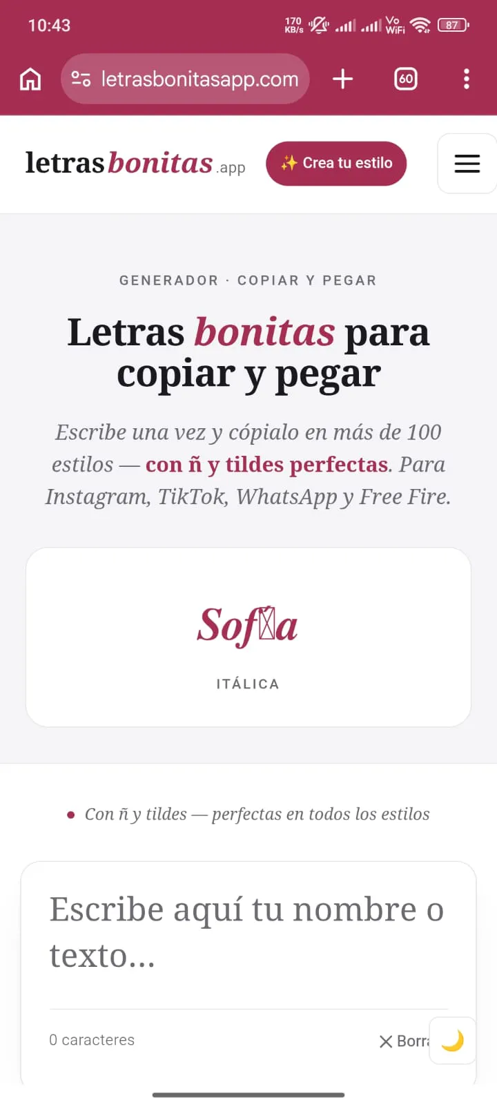 Letras Bonitas App gallery image