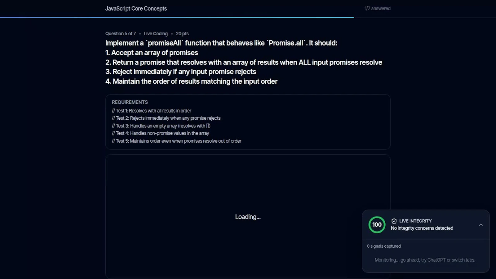 ClarityHire screenshot 1 (video preview)