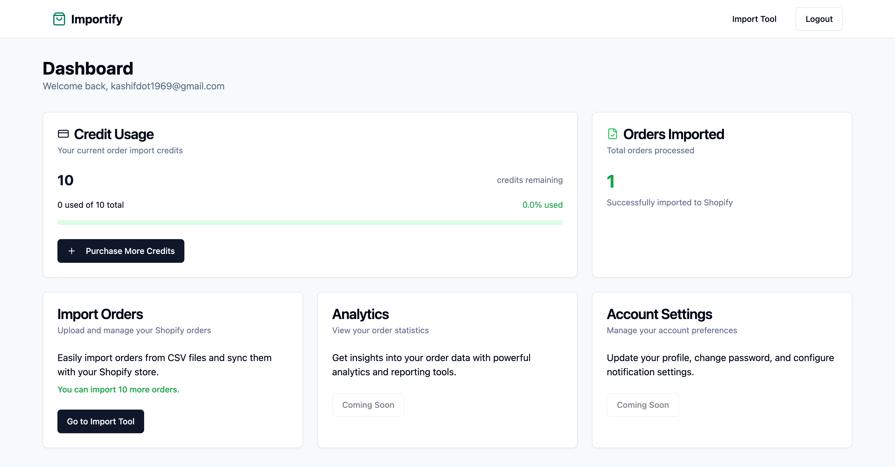 Invoeren - Upload CSV's en importeer Shopify -bestellingen in seconden. media 3