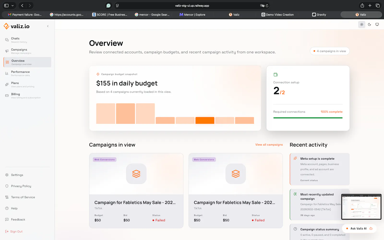 Valiz.io screenshot 2