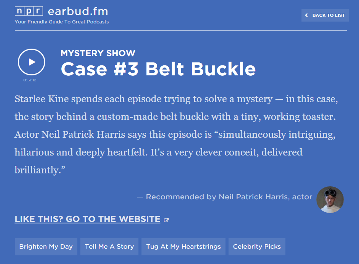 Earbud.fm by NPR gallery image