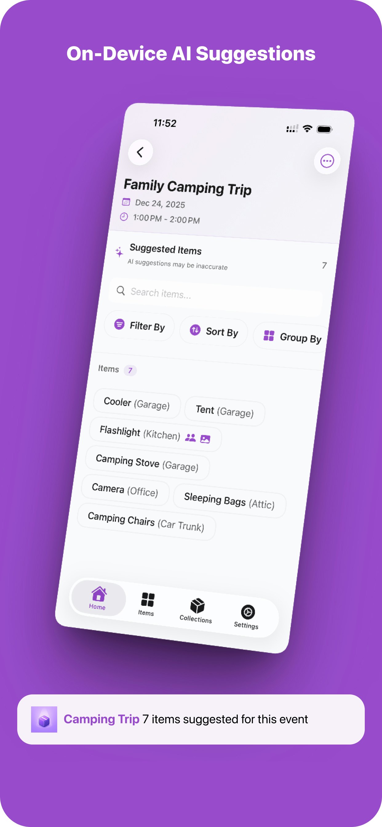 Item Tracker: Home Inventory - Screenshot 3 showing product features and functionality
