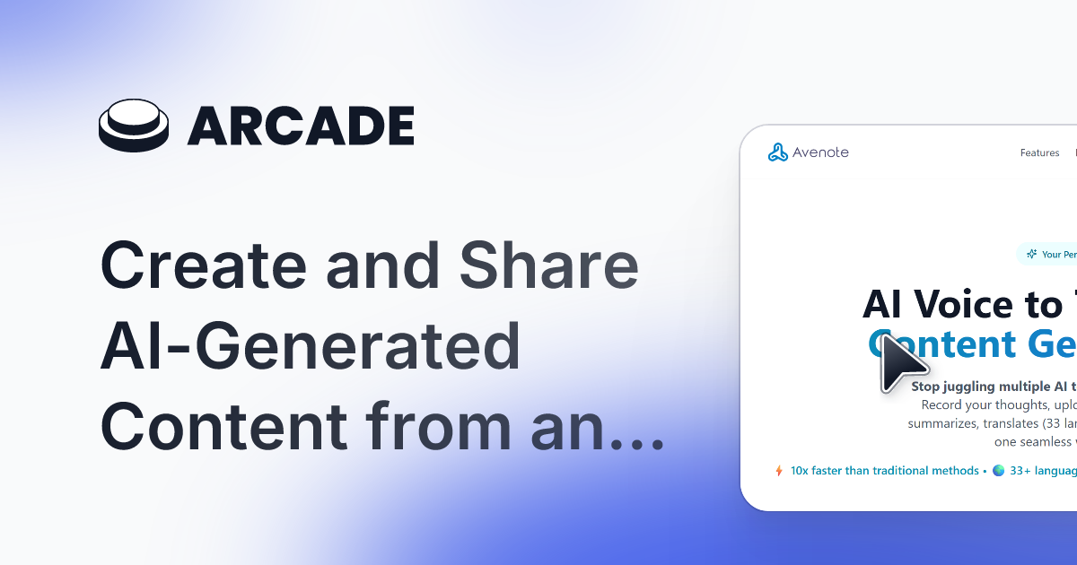 Avenote - AI-Powered Content Studio gallery image