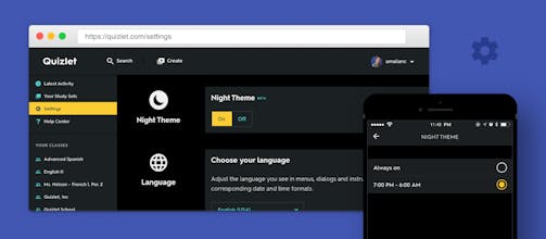 Quizlet Night Theme gallery image