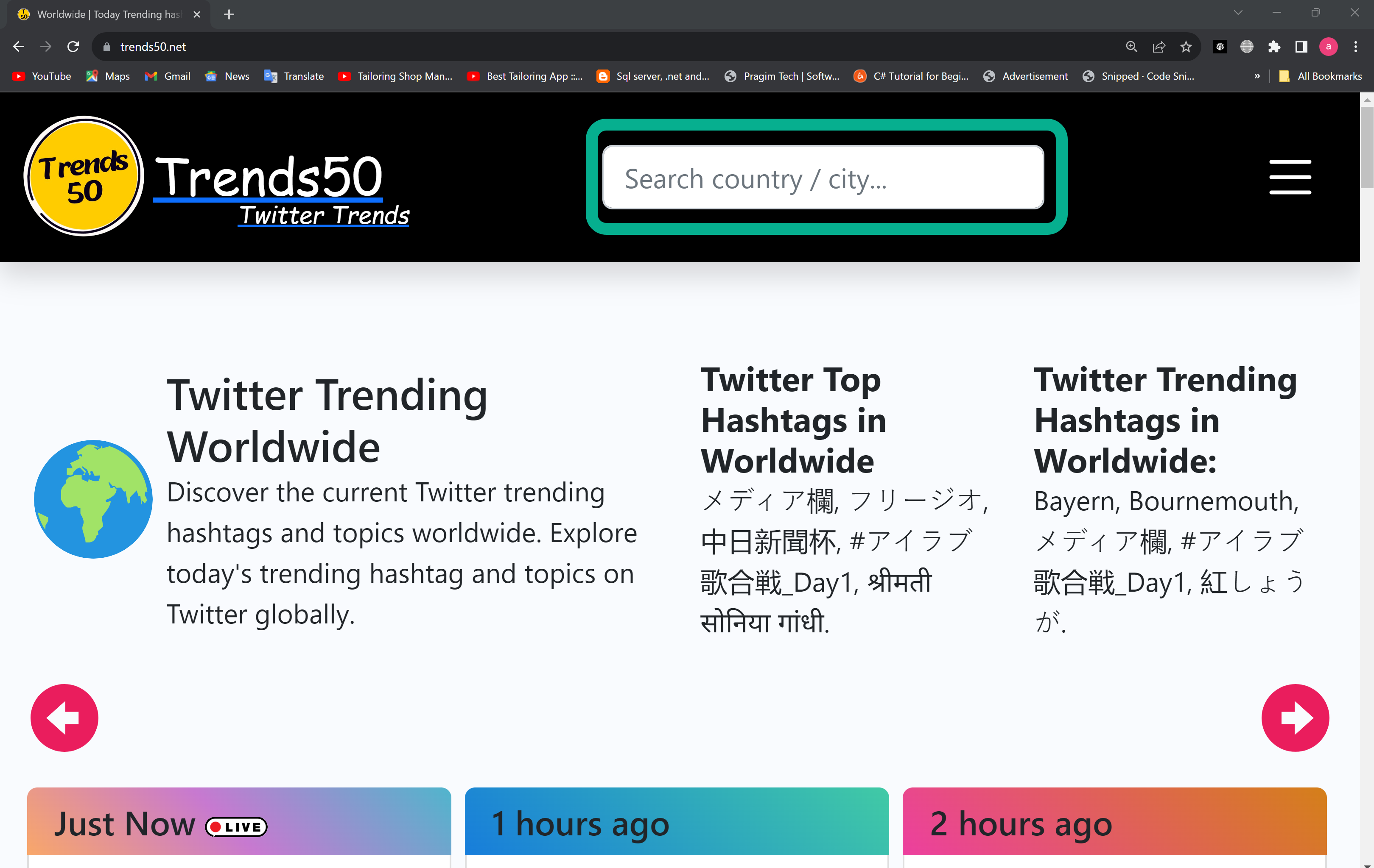 Xu hướng Twitter trên toàn thế giới 50 media 1