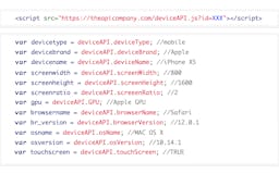 JavaScript Device Detection API media 3