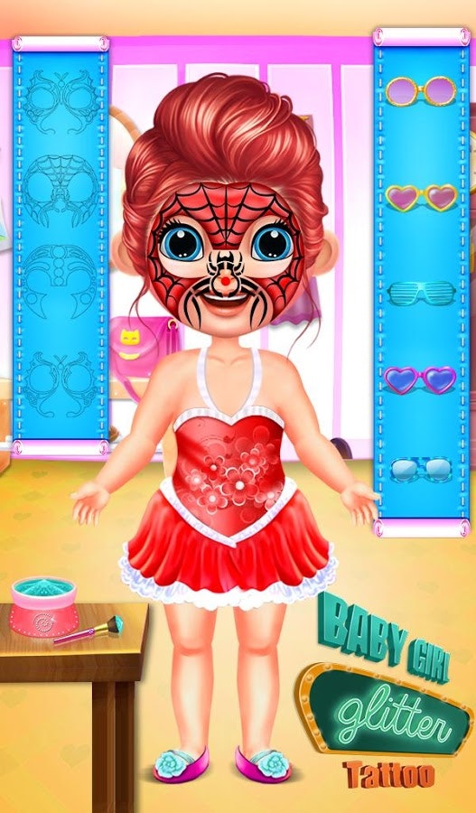 Baby Girl Glitter Tattoo gallery image