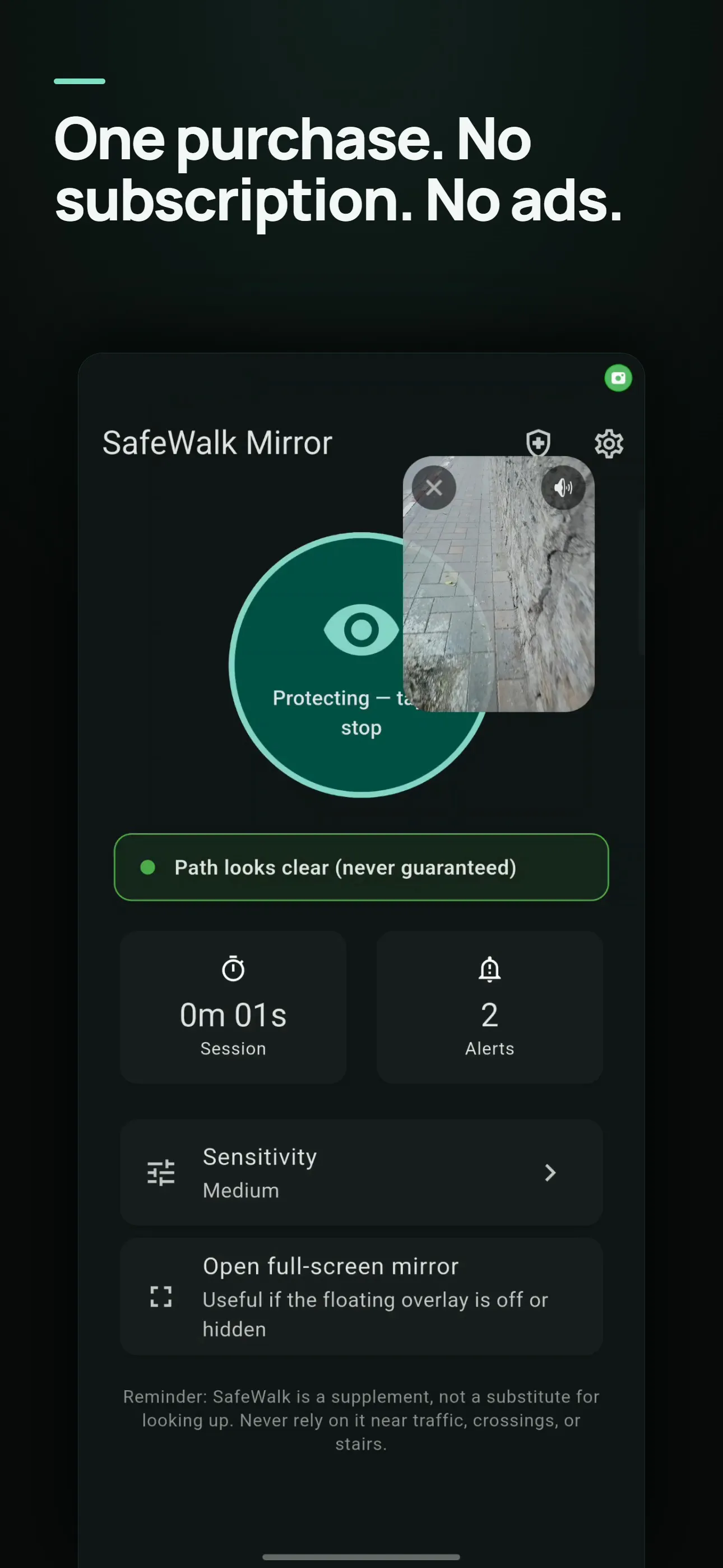 SafeWalk Mirror gallery image
