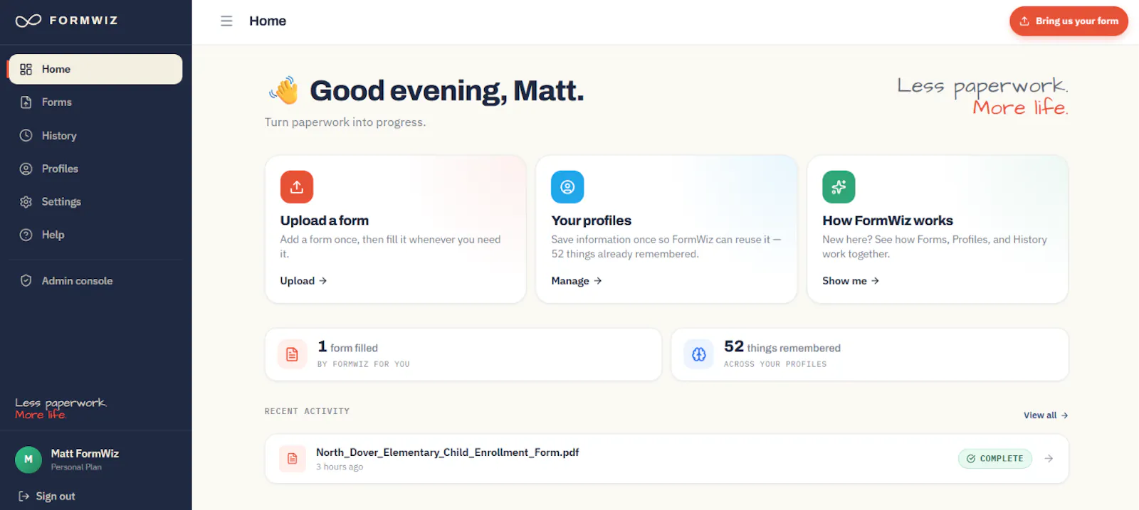 FormWiz screenshot 3